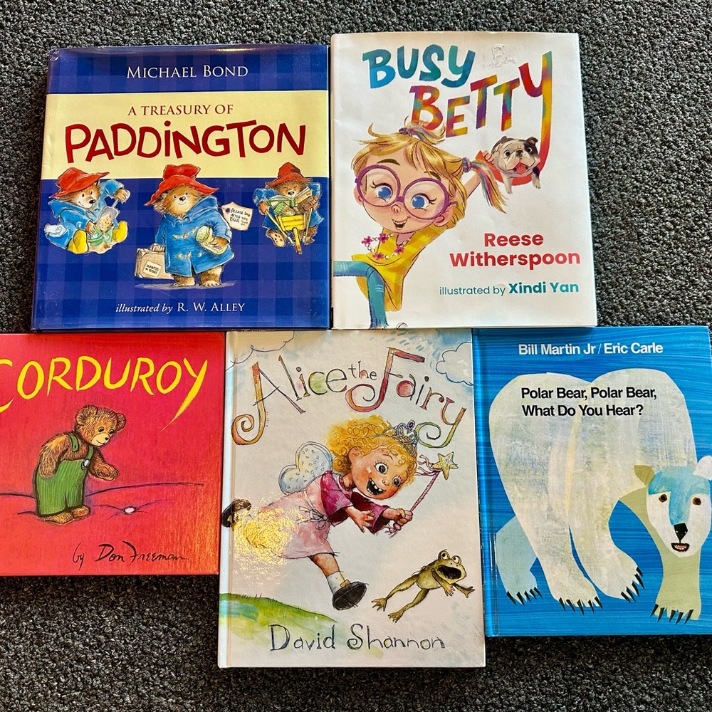 Popular Children's Hardcover Book Collection - Set of 5